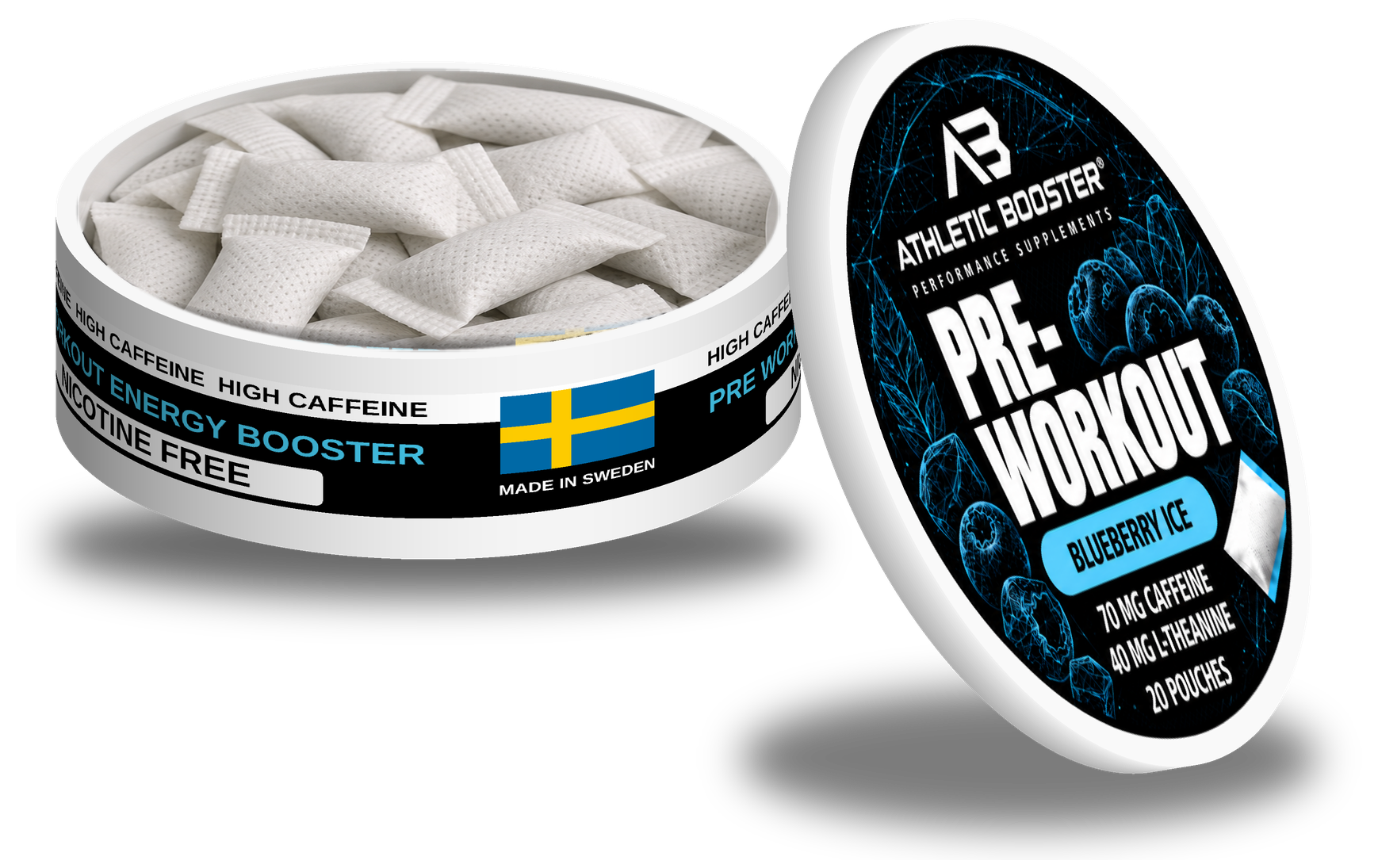 ATHLETIC BOOSTER PRE-WORKOUT — Blueberry Ice